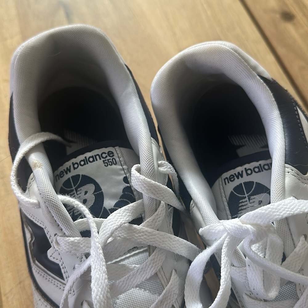 NEW BALANCE 550 navy blue sneakers - Picture 14 of 16